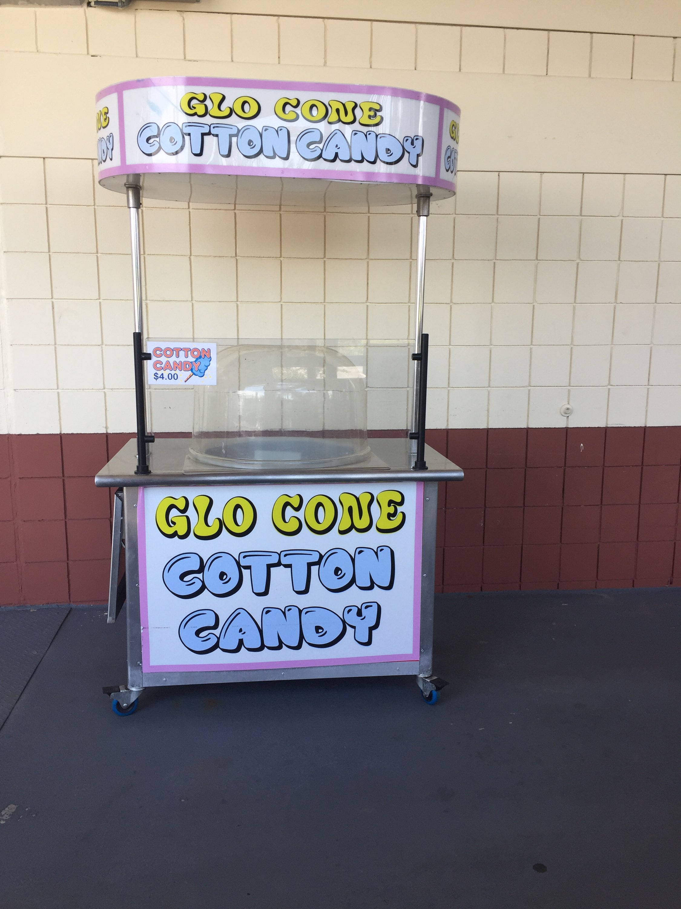 Cotton Candy Vending Cart - 48 x 30"